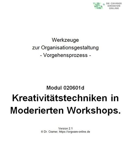Kreativitätstechniken in Moderierten Workshops